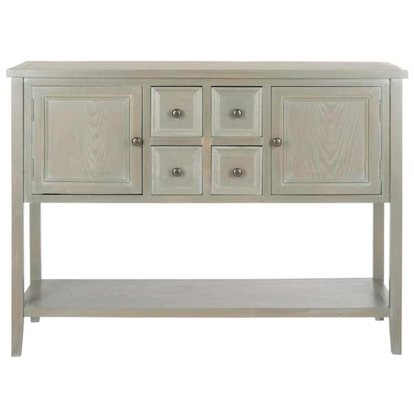 SAFAVIEH Charlotte Light Gray Buffet with Storage