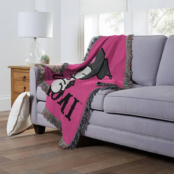 Kuromi, So Sassy Woven Tapestry Throw Blanket, 48 in. x 60 in.