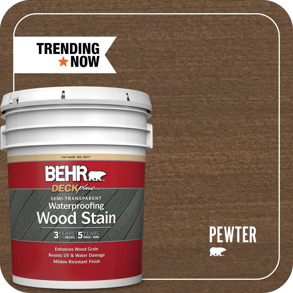 5 gal. #ST-131 Pewter Semi-Transparent Waterproofing Exterior Wood Stain price history on PriceWatchPro