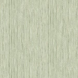 Justina Green Faux Grasscloth Wallpaper