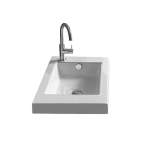 Serie 35 Drop-In Ceramic Bathroom Sink