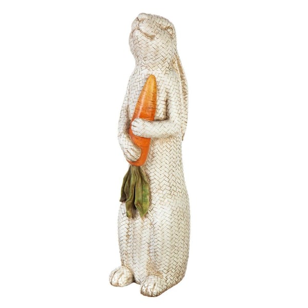 Evergreen 15 in. H Rabbit Garden Statuary