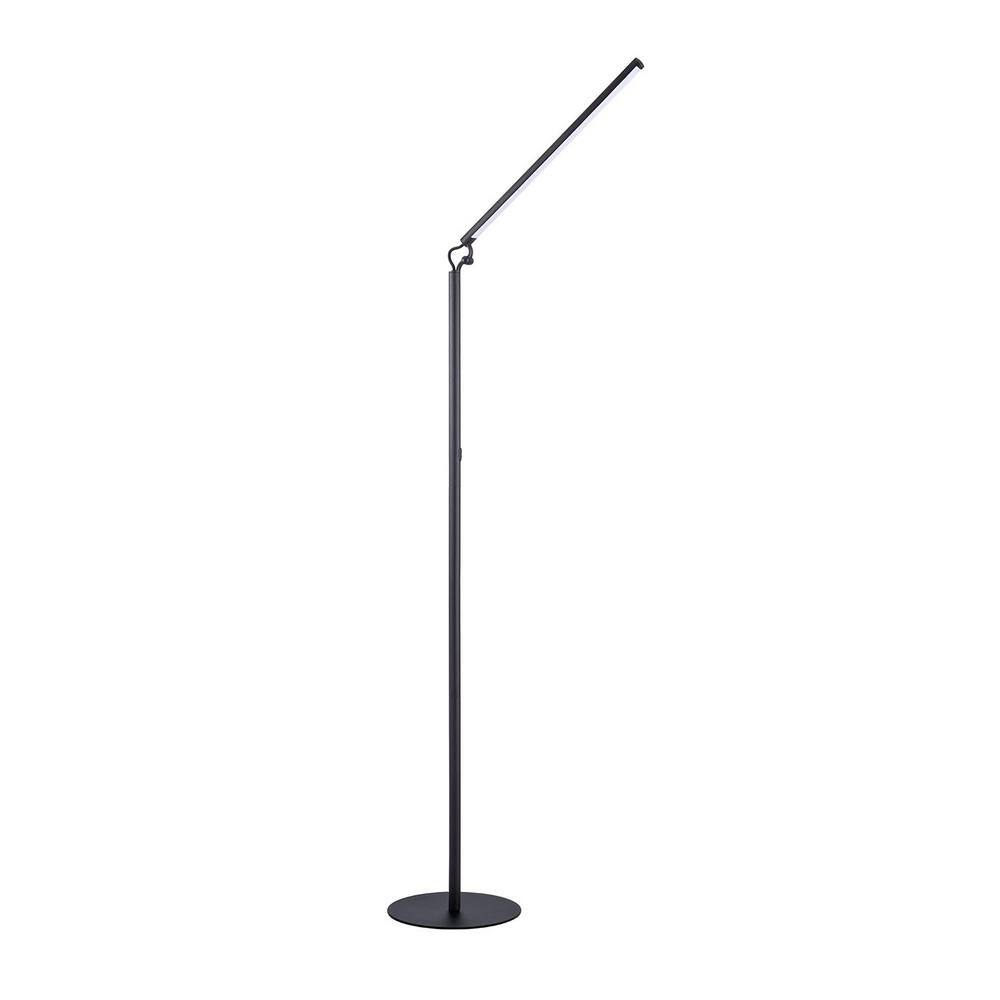Kendal Lighting ZUON 49 in. Black Contemporary 1Light Dimmable Swing