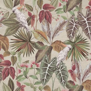 Lorraine Neutral Tropical Wallpaper
