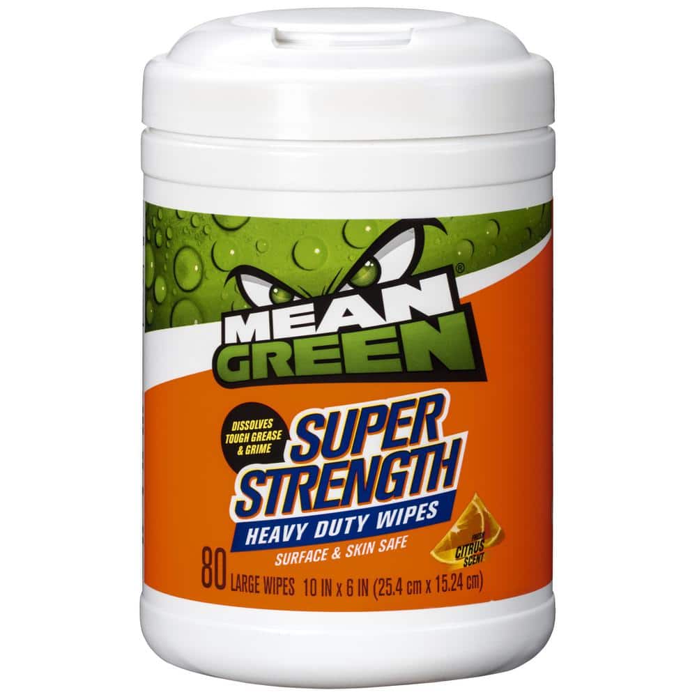 Mean Green 80 Count Super Strength Heavy Duty Wipes (4 Pack) 73157