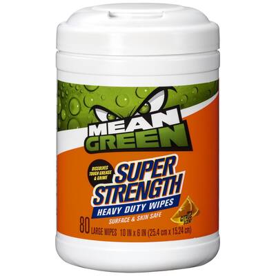 80 Count Super Strength Heavy Duty Wipes (4 Pack)