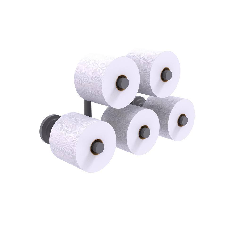 UPC 013895599474 product image for Allied Brass Que New Collection 5 Roll Reserve Roll Toilet Paper Holder in Matte | upcitemdb.com