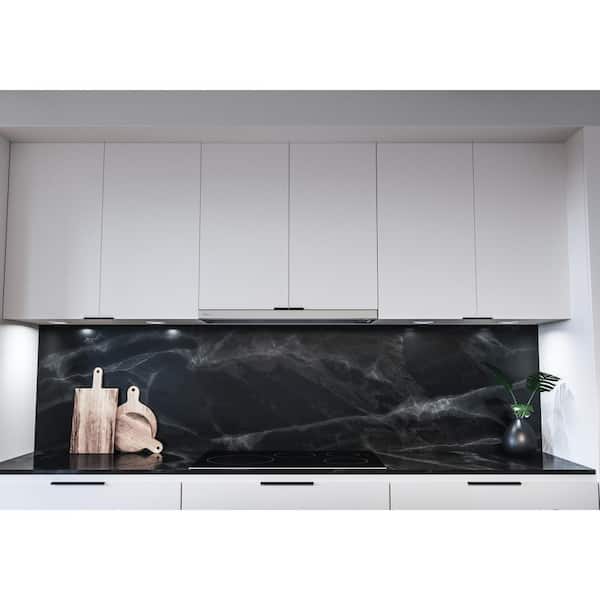 Pisa 36 in. 500 CFM Convertible Under Cabinet Range Hood in Stainless Steel with LumiLight LED Lighting