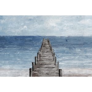 "Old Dock" by Marmont Hill Unframed Canvas Nature Art Print 12 in. x 18 in.