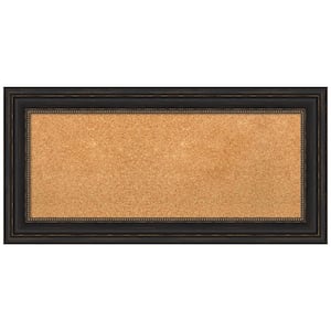 Accent Bronze 35.00 in. x 17.00 in. Framed Corkboard Memo Board