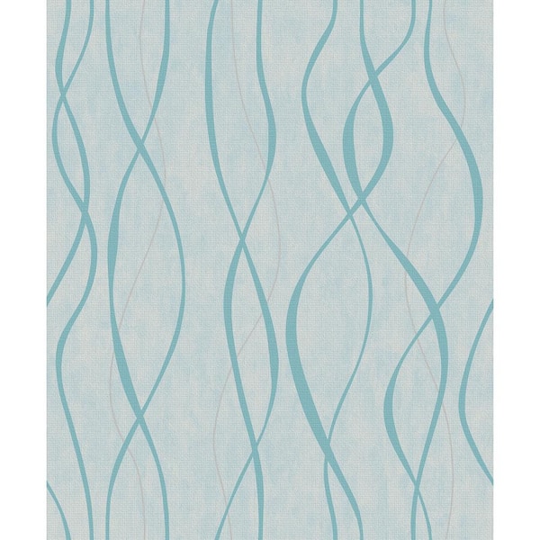 Unbranded Special FX 2 Collection Glitter Ribbons Design Vinyl on Non-Woven Non-Pasted Wallpaper Roll