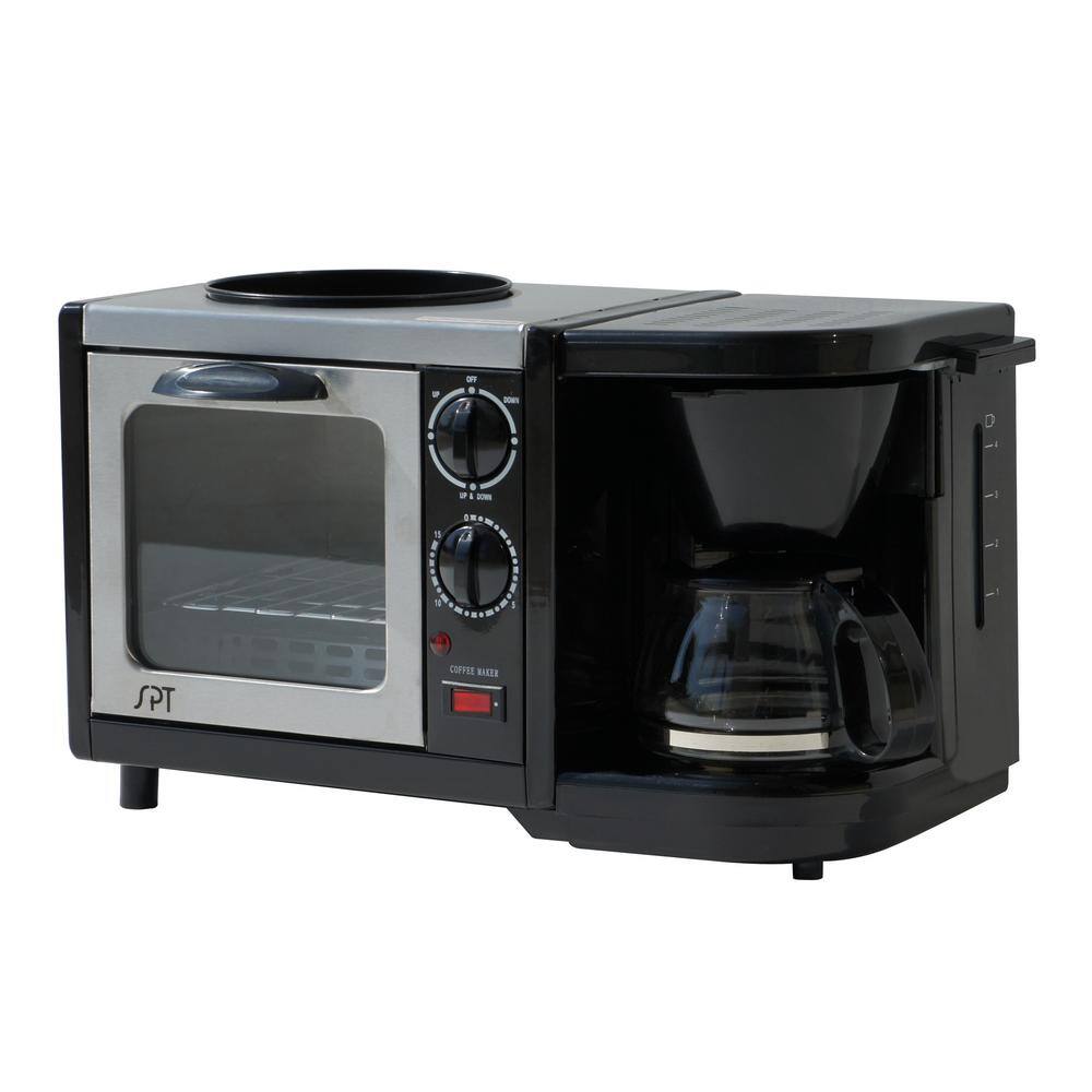 1450 W 2-Slice Black Toaster Oven BM-1107A