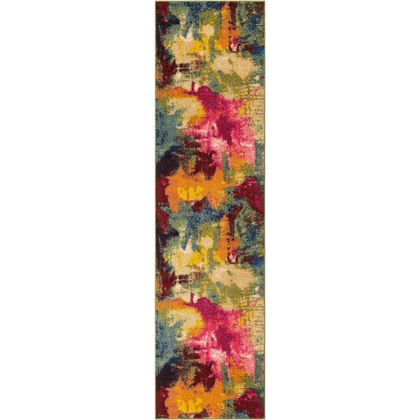 Unique Loom Estrella Barris Multi 2' 7 x 10' 0 Runner Rug
