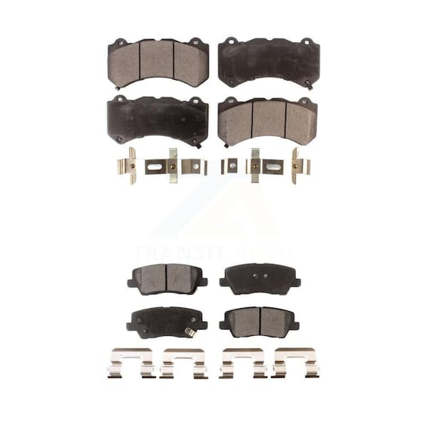 TEC Front Rear Ceramic Brake Pads Kit For Cadillac CTS KTC-100636