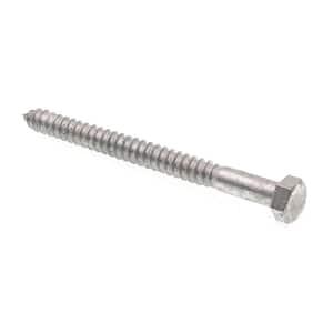 1/2 in. x 6 in. A307 Grade-A Hot Dip Galvanized Steel Hex Lag Screws (15-Pack)