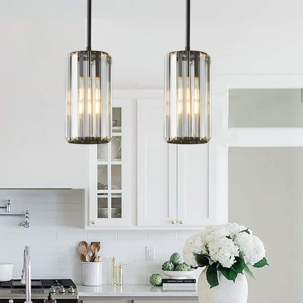 ZHLWIN Home Lighting 40 watts 2-Light Modern Black Pendant Design