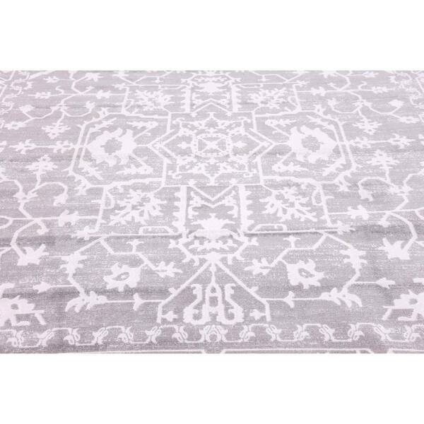 New Classical Olympia Gray 8' 0 x 8' 0 Square Rug