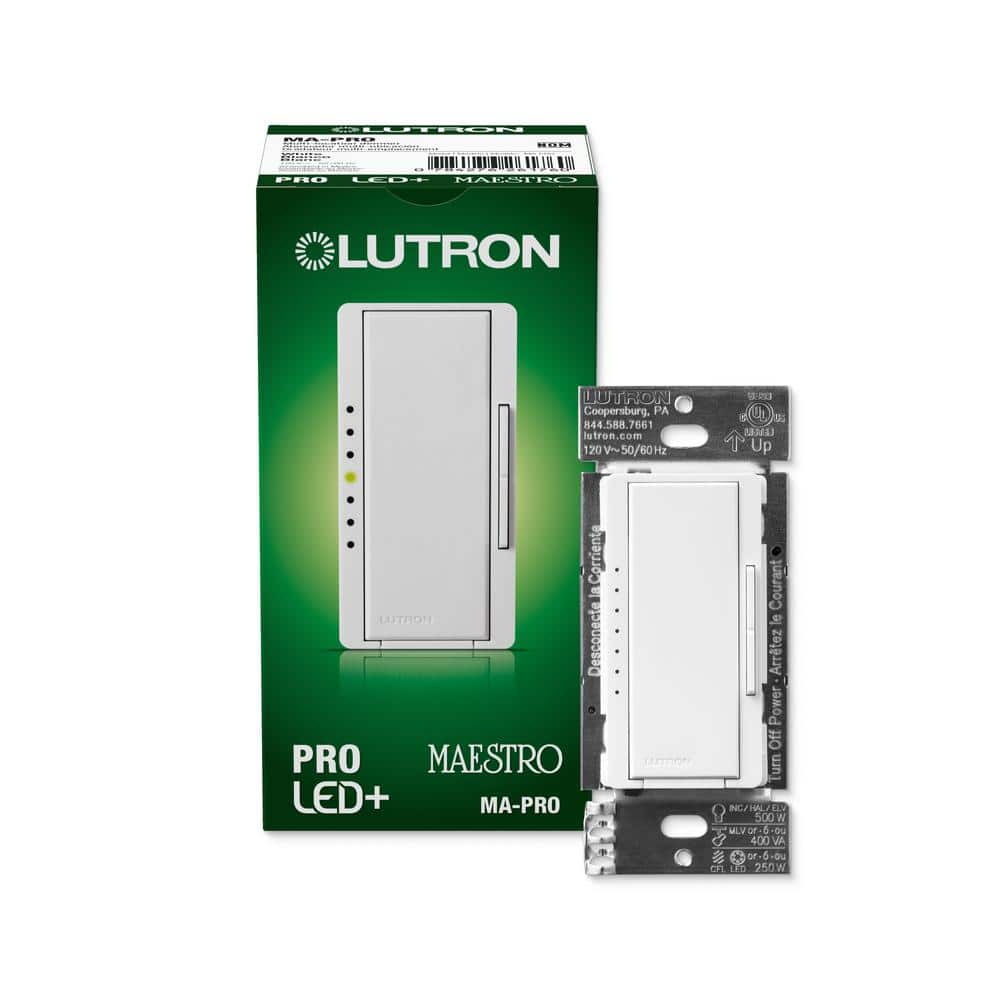 White Smart Rocker LED Dimmer Switch
