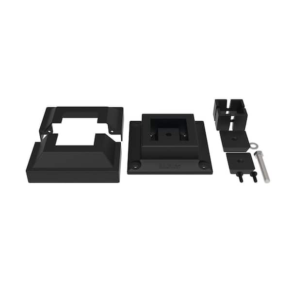 2-1/2 in. Black Surface Mount