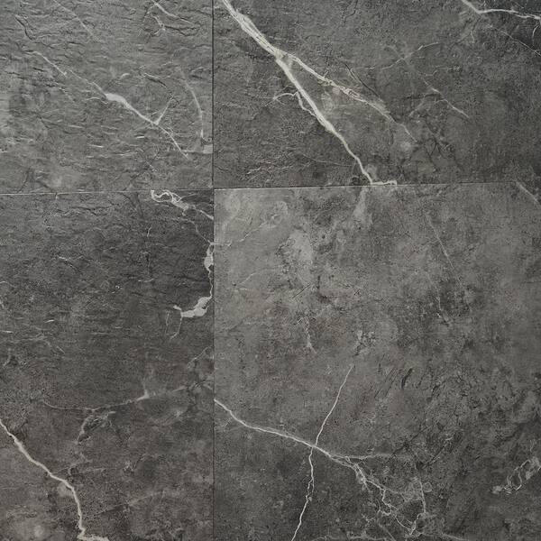 Duren 28mil Marbello Gray 18 in. x 36 in. Glue Down Luxury Vinyl Tile Flooring (36 Sq. ft.)