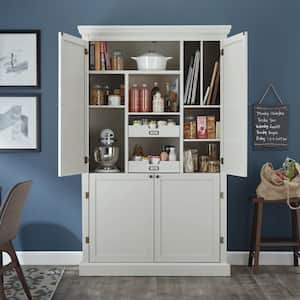 Prescott Polar White Open Top Pantry