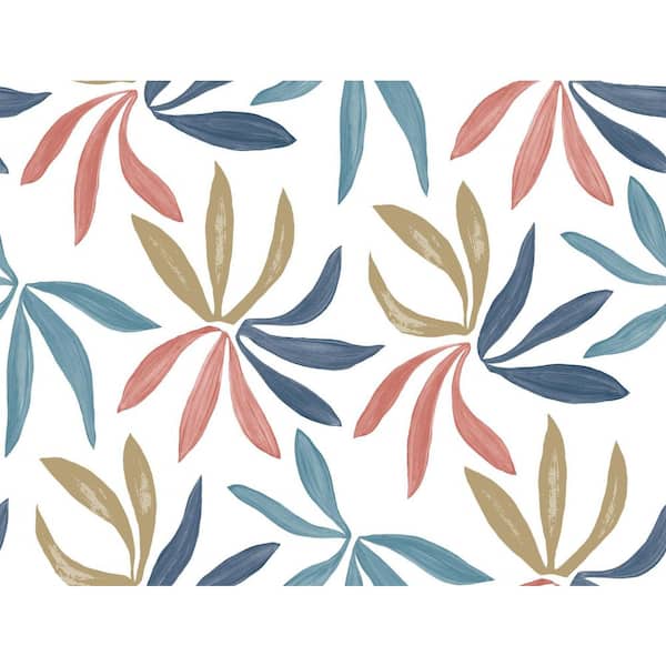 Blue Little Garden Multicolor Wallpaper