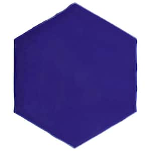 Viva Hex Azul 5-7/8 in. x 6-3/4 in. Ceramic Wall Tile (9.24 sq. ft./Case)