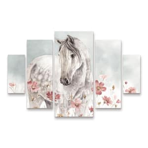 5 Panel Art Set Wild Horses I by Lisa Audit