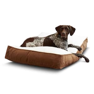 Buster Medium Latte Sherpa Dog Bed