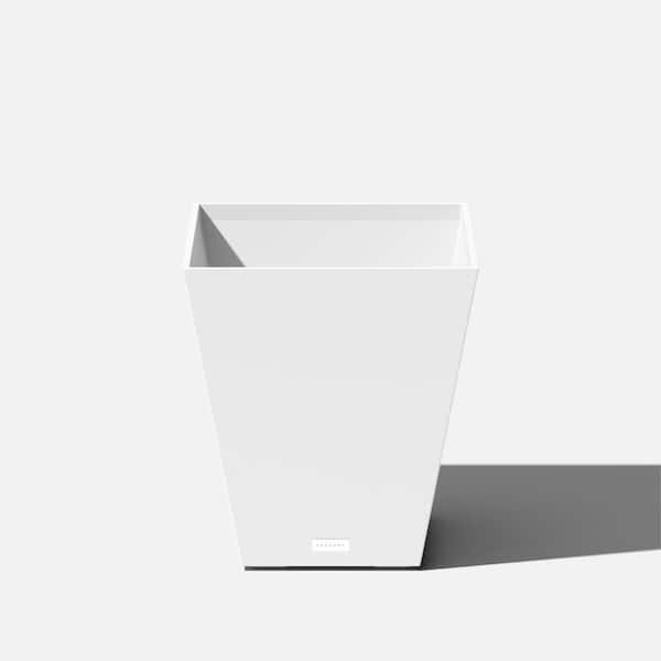 Veradek Nobleton 18 in. Square White Plastic Planter
