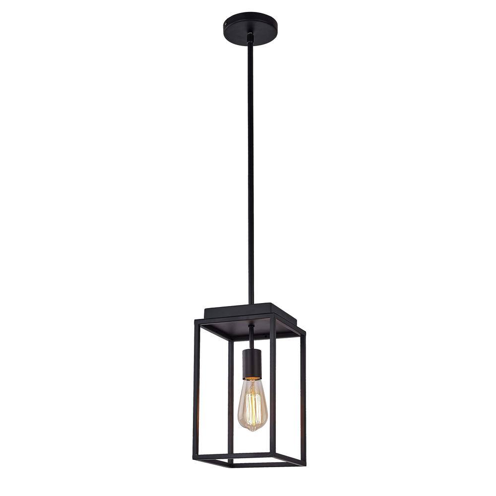 Easylite 1-Light Black Pendant 35266-HBT - The Home Depot