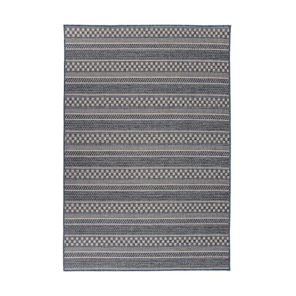 Artistic Weavers Jonah Outdoor Bohemian Area Rug Medium Gray 5'3 x 7'3