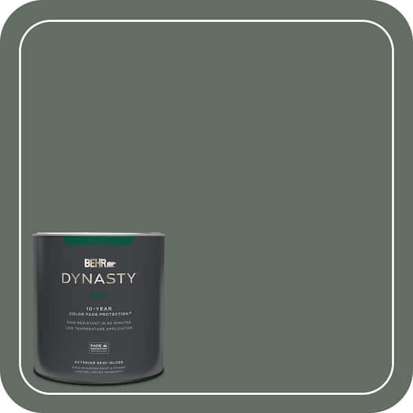 BEHR DYNASTY 1 qt. #700F-6 Dense Shrub Semi-Gloss Exterior Stain-Blocking Paint & Primer