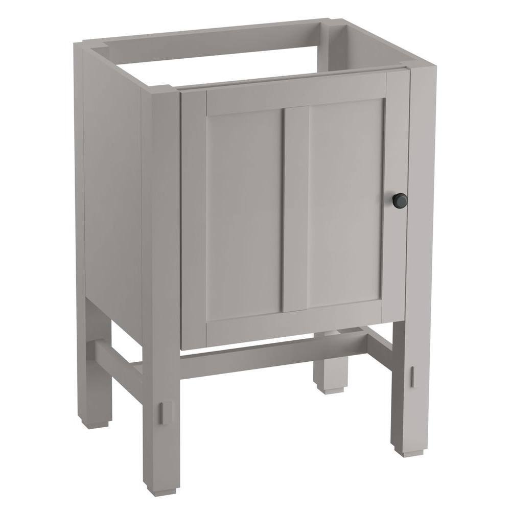 Tresham Elegance 24" Freestanding Bathroom Vanity Base in Mohair Gray