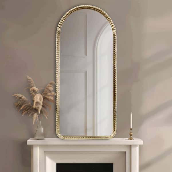 Mia 20 in. W x 45 in. H Gold Wall Mirror