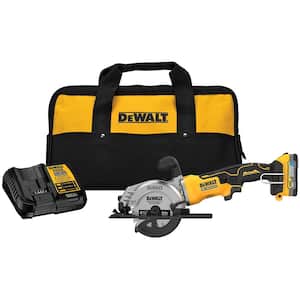 Atomic 20-Volt Maximum Lithium-Ion Cordless Brushless 4-1/2 in. Circular Saw Kit with 1.7 Ah Battery and Charger