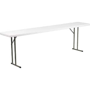 Rectangle Plastic and Steel Folding Outdoor Picnic Table