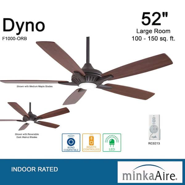 Reviews for MINKA-AIRE Dyno 52 in. Integrated LED Indoor Oil