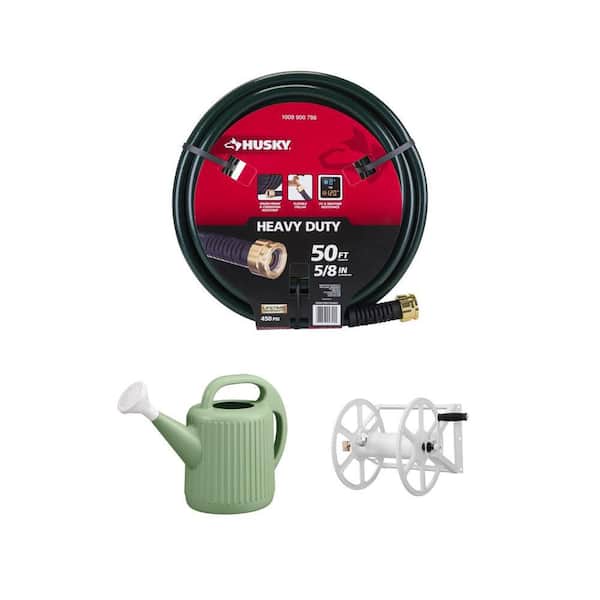 2 Gal. Watering Can, 200 ft. Hose Reel and 5/8 in. x 50 ft. Heavy-Duty Hose Combo