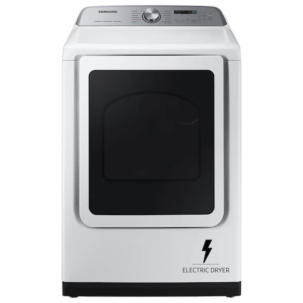 7.4 cu. ft. Smart Vented Electric Dryer with Steam Sanitize+ in White