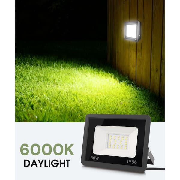 110 Volt Portable LED Work Light with 5FT Cord, IP66 Waterproof , Adjustable Stand for Garage, Workshop, Construction