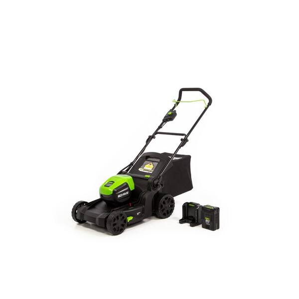 Lawn Mower Battery Home Depot Lawn Mowers Ryobi Ry40180 Electric