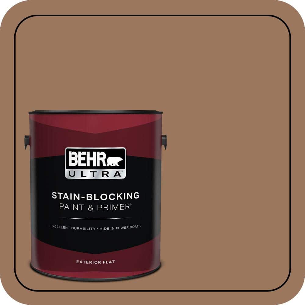 1 gal. #S220-6 Baked Sienna Flat Exterior Paint & Primer price history on PriceWatchPro