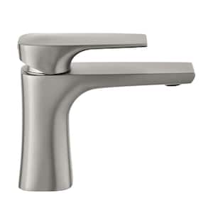Monaco Single-Handle Single-Hole Bathroom Faucet in Brushed Nickel