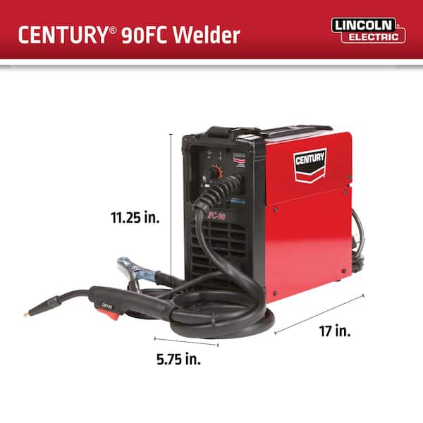 CENTURY FC90 Flux Core Welder Kit with 0.035 Flux Core Wire