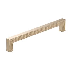 Como Collection 12 5/8 in. (320 mm) Grooved Champagne Bronze Transitional Rectangular Appliance Pull