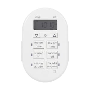 Outdoor-Indoor SunSmart 7-Day Plug-In Digital Timer