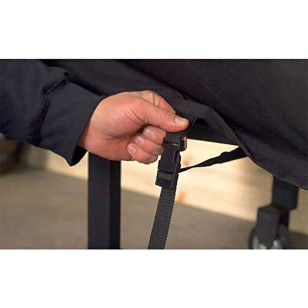 Black 36" UV-Resistant Polyester Barbeque Grill Cover