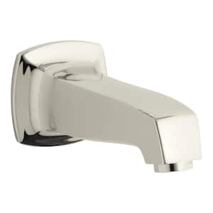 Margaux 6.813 in. Wall-Mount Bath Spout in Vibrant Polished Nickel