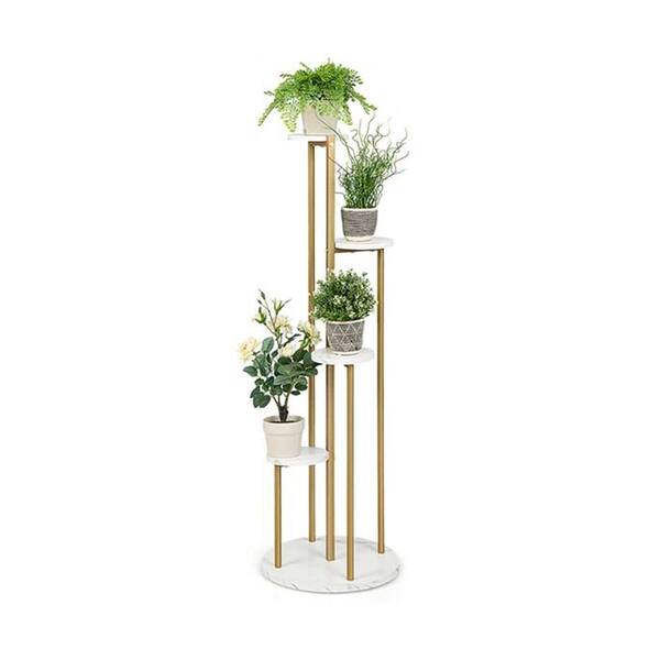 FAWEY TRED INC 4 in. H Tier Plant Stand Indoor, Tall Plant Shelf